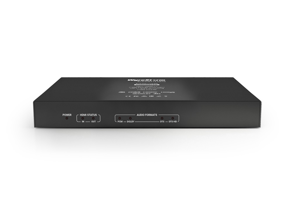 WyreStorm EXP-CON-H2-DD 4K/UHD In-Line HDMI Scaler with Dolby TrueHD/DTS-HD Audio Downmixing