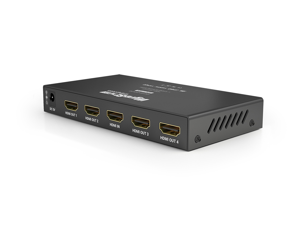 WyreStorm EXP-SP-0104-H2 18Gbps 4K HDR 4x4x4/60Hz HDMI 1x4 Splitter with 1080p Scaling
