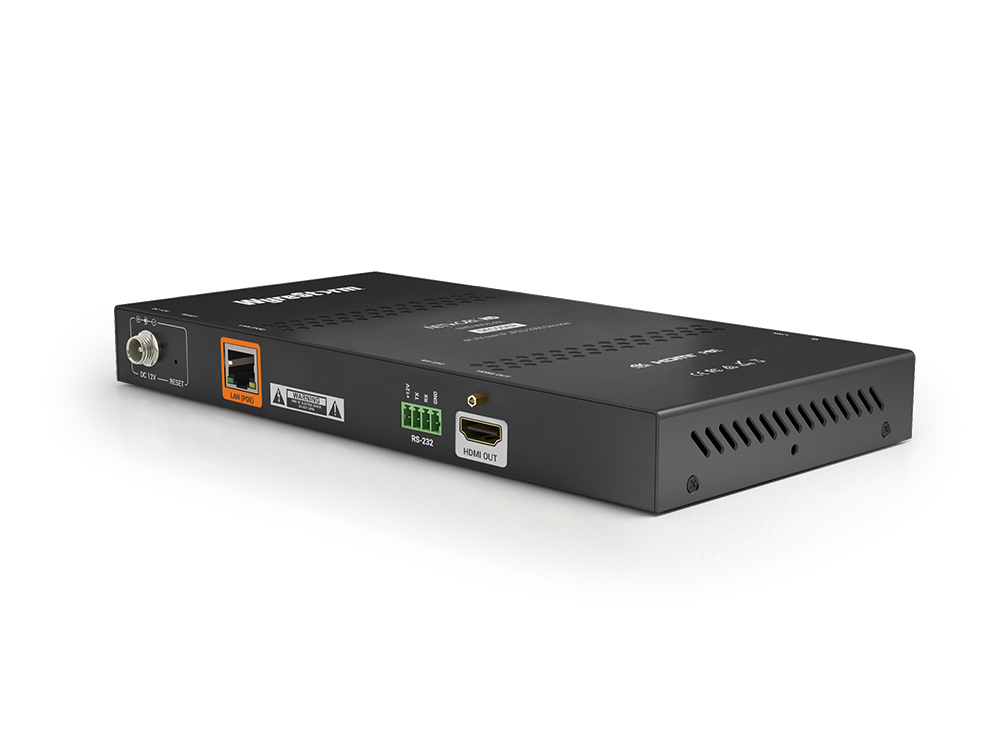 WyreStorm NHD-400-E-RX NetworkHD 400 Series 4K HDR AV over IP JPEG 2000 PoE Decoder