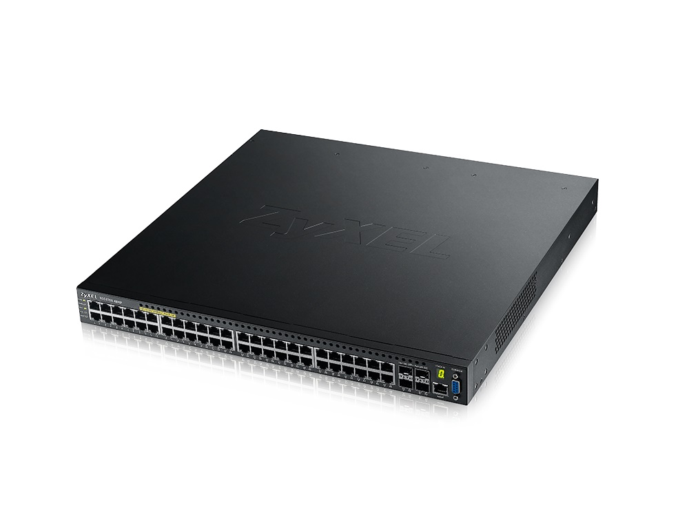 WyreStorm ZYX-XGS3700-48HP Zyxel High Performance 48 Port PoE Pre-Configured Network Switch for NetworkHD 100/200/400 Series