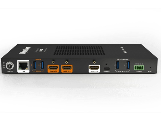 WyreStorm CAM-0402-NDI-BRG 4K Multi-Camera Video Bridge USB / HDMI / NDI Multiview Output