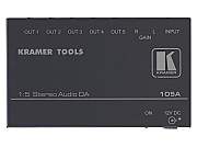 Kramer Audio power amplifiers and digital audio splitters