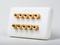 Atlona AT80100 HIGH-QUALITY WALL PLATE FOR 5 SPEAKERS