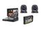 Datavideo HS-1600T-2C140TCM 4Ch HD/SD HDBaseT Portable Video Streaming Studio with 2x PTZ Cameras and 7in 4K LCD Monitor