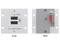 Kramer W-2UC(G) Wall Plate Insert/Double USB Charger/Gray