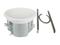 OWI ICM4 8 Ohms 25/70/100V In-Ceiling Speaker with Built-In Backcan and Included T-bar Bracket